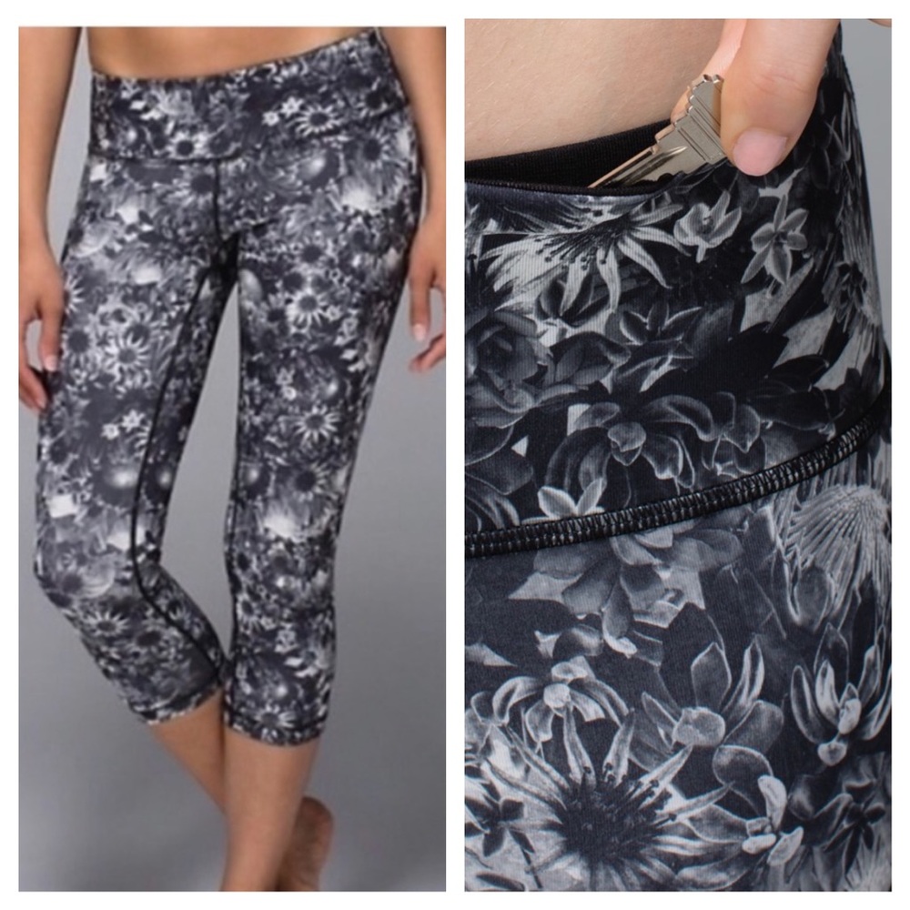 Lululemon Wunder Under Crop *Luxtreme Flowabunga